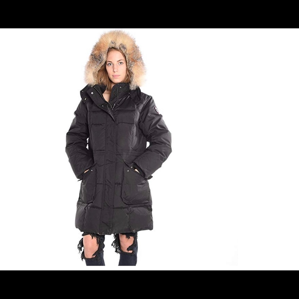 Pajar Canada -Bryce Real Fur Trim Hooded Down Coat